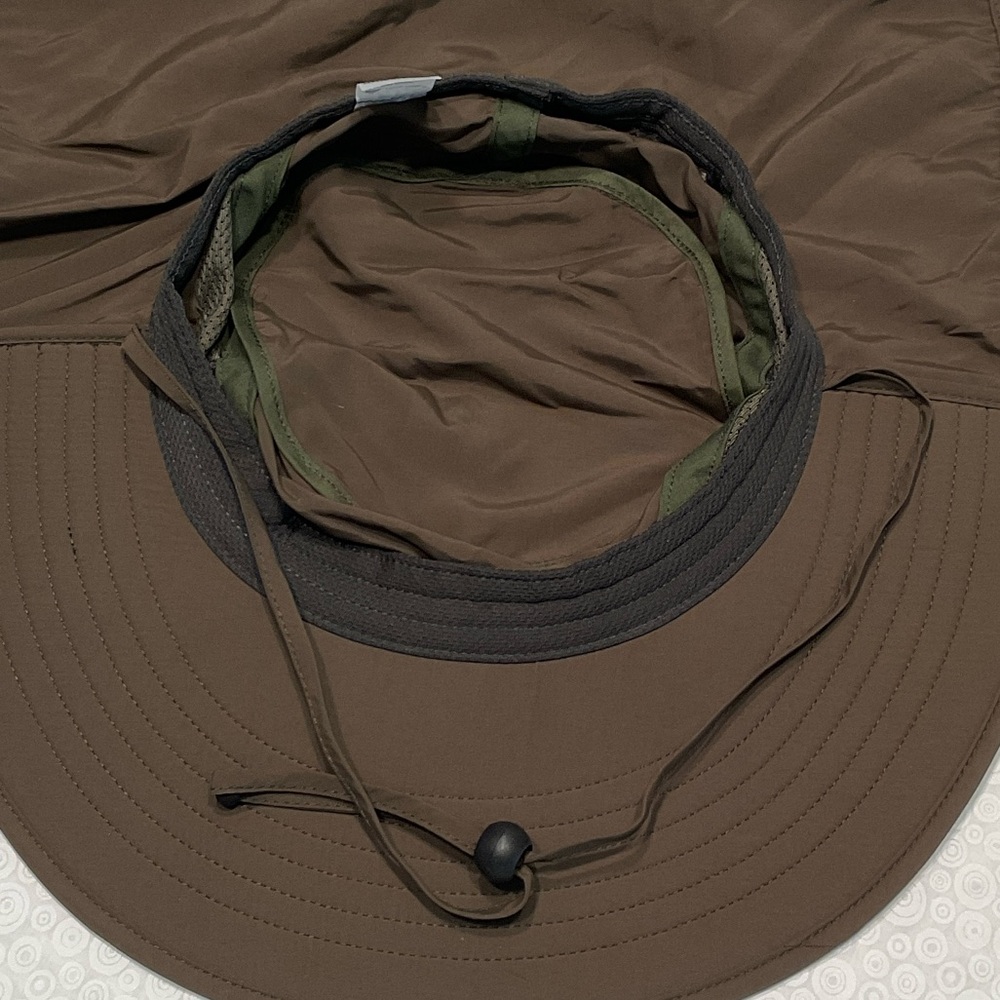 Brown Wide Brim Sun Hat - Picture 4 of 7